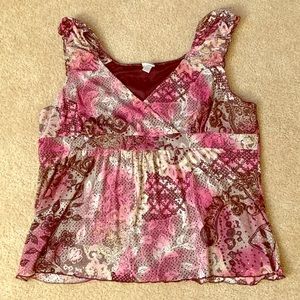 Lane Bryant tank blouse (22/24)